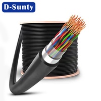 Câble téléphonique extérieur UTP FTP FTP Cat3 Cat 3 Cuivre STP 2 paires 1 10 20 25 30 50 100 paires Cuivre HYV/HYA Ligne de câble téléphonique Code couleur