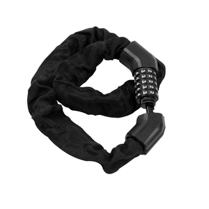 Antivol à chaîne robuste de qualité supérieure <span class=keywords><strong>pour</strong></span> vélos électriques et trottinettes avec fonctions anti-effraction et <span class=keywords><strong>housse</strong></span> résistante aux UV - Product Image 1