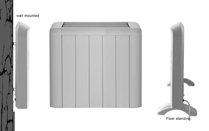 Espaces élevés grands espaces ouverts avec fenêtres plus grandes programme de minuterie hebdomadaire à <span class=keywords><strong>inertie</strong></span> électrique panneaux céramique aluminium radiateurs d'intérieur - Product Image 4