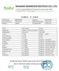 Certificado ISO de alta qualidade trans resveratrol em pó 99% resveratrol - Product Image 2