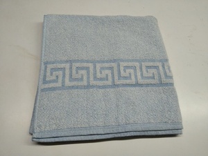 Serviette de bain 100 % coton premium à motif grec – Douce, ultra-absorbante et séchage rapide - Product Image 1
