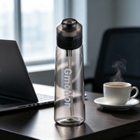 Bouteille Écologique Anti-fuite de Qualité Alimentaire Magic Scent Perception avec Couvercle Rebondissant pour le Camping, les Sports de Plein Air, l'École, la Randonnée et les Voyages