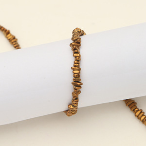 Bracelet et collier <span class=keywords><strong>en</strong></span> pierre de galle noire irrégulière ZX 8,5*2,5 mm, <span class=keywords><strong>perles</strong></span> colorées <span class=keywords><strong>pour</strong></span> le bricolage, accessoires de travail, <span class=keywords><strong>vente</strong></span> <span class=keywords><strong>en</strong></span> <span class=keywords><strong>gros</strong></span> d'usine - Product Image 5