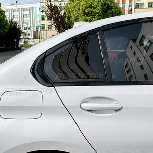 Cubierta de Persiana para Ventana Trasera de Coche en Negro Brillante, Rejilla de Ventilación Lateral para BMW Serie 3 G20 320i 325i 330i 2019+ - Product Image 5