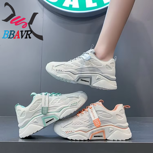 Zapatillas de Moda para Mujer, Transpirables, de Malla, Estilo Casual para Estudiantes, Color Verde, con Plataforma, Resistentes, para Caminar, Primavera Verano - Product Image 6