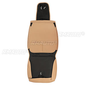 Ensemble de housses de siège auto en cuir, 1/5 pièces, avec coussin en lin, universel, compatible avec la plupart des berlines, SUV et petits camions - Product Image 3