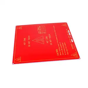 Vermelho 3d impressora pcb mk2a cama de calor para 3d impressora reprap