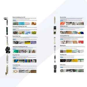 Yanshi Cnc Oscillerende Mes Cutter Reclame Sticker Sterven Snijmachine Voor Kartonnen Doos Kt Board Kartonnen Pomp Core Sale - Product Image 6