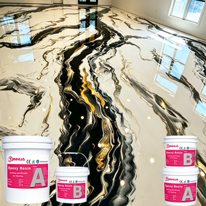 <span class=keywords><strong>Kit</strong></span> de Résine Époxy Pigmentée Métallique pour Revêtements de Sol, Design Artistique, Effet Nacre Marbré, Restauration de Béton, Fourniture en Gros - Product Image 1