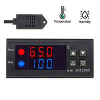 Mini Double Numérique Température Humidité Contrôleur SHT-2000