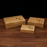 Boîte en papier Kraft résistant à l'huile, boîte à déjeuner jetable pour salade de poulet frit à emporter pour emballage alimentaire
