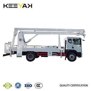 Howo 4x2 30 מ 'משאיות פעולה בגובה רב-משאיות מתקפלות זרועות מתקפלות רחוב סולר דלי משאית - Product Image 5