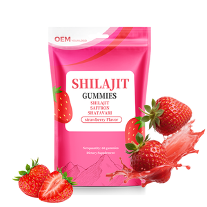 Gummies de Shilajit en Gros, Marque Privée OEM, 100% Résine Pure, Extrait de Stigma de Safran Shatavari, Sans OGM, Végétalien - Product Image 1