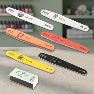 Juego de Limas de Uñas Mini con Logotipo Personalizado, Lima de Cartón para el Cuidado de las Uñas, Pulido y Uso en Salón, Herramienta de Belleza HSET021 - Product Image 2