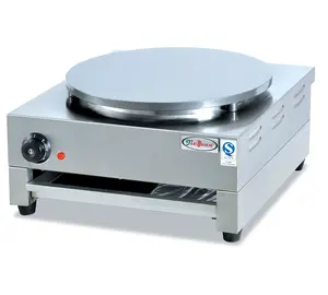 Commercial stainless steel counter top electric crepe maker with CE