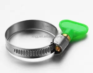 HOT sale German type With Plastic Handle stainless steel adjustable clip HOSE CLAMP