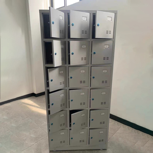 Armario de Almacenamiento de Equipaje Grande de Acero Metálico Moderno Personalizado con Cerradura con Llave para Gimnasio y Piscina - Product Image 3