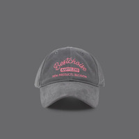 Gorras de Béisbol Ajustables de Tela de Algodón, Estilo Retro, Versátiles, Suaves, que Estilizan el Rostro, con Logotipo Bordado