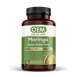 Capsules d'extrait de feuilles de Moringa et de Boswellia OEM, complément de gingembre, capsules de Moringa pour l'énergie, le métabolisme et le soutien immunitaire - Product Image 1