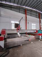 Machine de découpe à jet d'eau CNC 3 axes AiTao SD3020 avec moteur PLC, pompe à engrenages, boîte de vitesses automatique pour la gravure de carreaux, de pierre, de métal et de verre