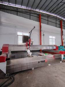 AiTao SD3020 CNC 3 Axis Water Jet Cutting <b>Machine</b> PLC Motor Gear Pump Gearbox Automatic for <b>tile</b> Stone Metal and Glass Engraving - Product Image 5
