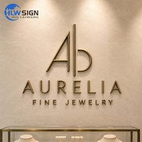 Letras Metálicas Personalizadas con Grabado en Latón Antiguo, Letras Metálicas para Pared, Logotipo de Empresa, Letrero de Estudio
