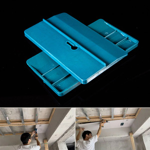 Plaque de support de plafond en plaque de plâtre, rectangle en aluminium, installation facile, outil permettant de gagner du temps pour l'installation de plafonds - Product Image 1