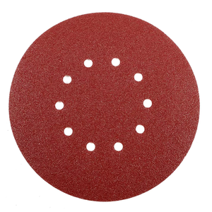 10 Pezzi Dischi Abrasivi per Cartongesso da 9 Pollici in Resina di Alluminio con 10 Fori Grana 40 con Chiusura a Strappo Disponibili in Magazzino Locale negli Stati Uniti - Product Image 2
