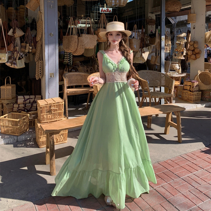 slim fit dress slacks Sage Green A-line Off The Shoulder Maxi Formal Dress Occasion Dress main image 1