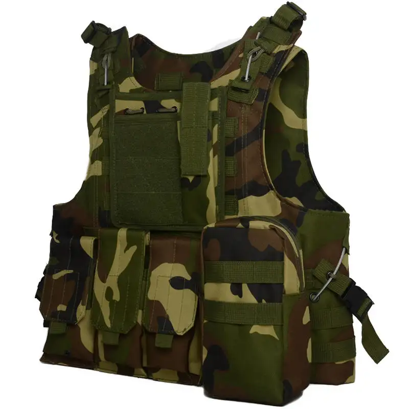 Custom Camouflage Side Release Gesp Security Outdoor Gevechtsplaat Drager Tactisch Vest