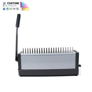 Manual Power Office Pente Binder Borracha Anel Hole Puncher para Contrato Livro Encadernação Fábrica Escritório Máquina - Product Image 4