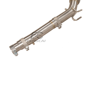 Collecteur d'échappement haute performance en acier inoxydable SS304 pour Volkswagen <span class=keywords><strong>Golf</strong></span> MK8 GTI 2.0t EA888 avec bouclier thermique - Product Image 2