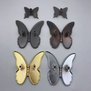 Poignées de meuble en métal en forme de papillon, en alliage de zinc, style européen, pour tiroirs et portes, quincaillerie de cuisine - Product Image 3