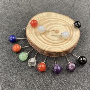 Pendientes de Bola de Cristal Estilo Clásico de Verano, Joyería Elegante con Piedras Naturales para Uso Diario, Regalo Decorativo para Aniversario - Product Image 3