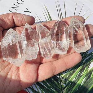 All'ingrosso naturale di alta qualità indiano himalayano pietra originale reiki bianco chiaro cristallo di quarzo torre per la decorazione domestica - Product Image 2