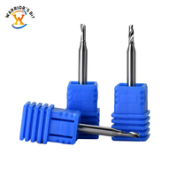 Warrior's Bit Fabricant de fraises CNC en carbure monobloc de haute précision à une cannelure pour OEM en aluminium