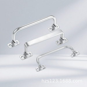 Stainless Steel Cabinet Handles U Shape 304 Industrial Drawer Door Hardware Antirust Surface Mount - Product Image 1