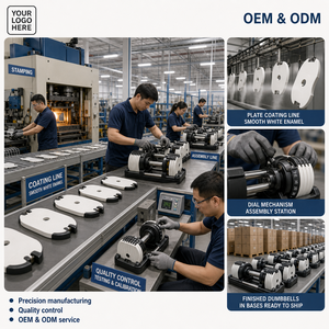 Haltères réglables JOYFIT OEM ODM, haltères portables pour l'entraînement en force avec support pour une utilisation à domicile - Product Image 5