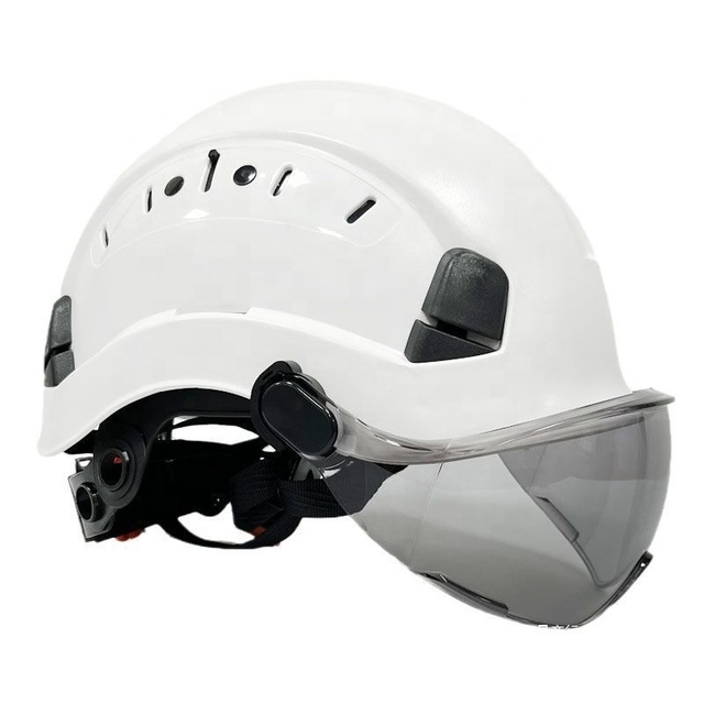 ABS Shell Hard Hat Safety Helmet for Construction Mining Climbing & Rescue Work at Height