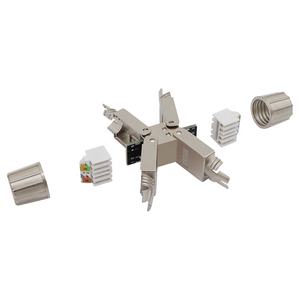 Connecteur Keystone blindé <span class=keywords><strong>RJ45</strong></span> Cat6A FTP SFTP de haute qualité, prise modulaire femelle <span class=keywords><strong>Cat</strong></span> <span class=keywords><strong>7</strong></span>, <span class=keywords><strong>coupleur</strong></span> mural, prise Keystone Cat8 - Product Image 4