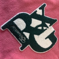 Schattige Konijn Logo Chenille Borduurpatch, Perfecte Kwaliteit Borduurwerk Handdoek Applique Embleem Voor Jassen