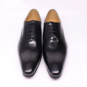 Zapato de Vestir Oxford de Diseño Personalizado, Hecho a Mano con Cuero Genuino para Hombre - Product Image 5