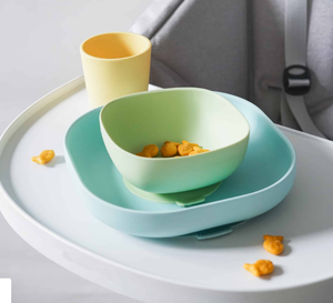 Ensemble de <span class=keywords><strong>repas</strong></span> en Silicone <span class=keywords><strong>4</strong></span> pièces, ensemble d'alimentation en silicone pour bébé. Bol pour bébé - Product Image 4