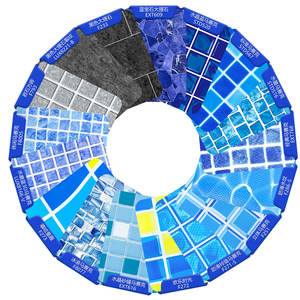 Fournisseurs de Revêtements de <span class=keywords><strong>Piscine</strong></span> PVC avec Logo Mosaïque Personnalisé pour Piscines Hors Sol - Product Image 2