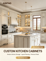 Meubles de cuisine avec cuisinière intégrée, comptoir, panneaux en bois massif multicouches, style américain, pour toute la maison