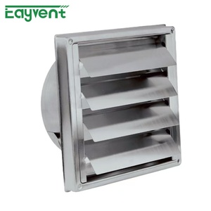 Rejilla de Ventilación Cuadrada de Acero Inoxidable de Alta Resistencia para Exteriores, Moderna, Resistente al Viento y a la Lluvia, para Uso Industrial y Comercial - Product Image 2