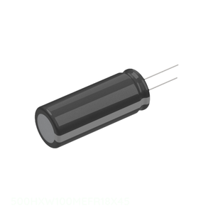 ตัวเก็บประจุ500HXW100MEFR18X45 uF 20% uF 500V ตัวเก็บประจุผ่านรูสารส้ม - Product Image 1
