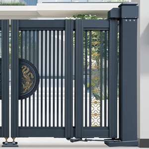 Tự động hóa cho cổng đường lái xe cho nhà ở tự động lớn nhà nhôm trượt cổng treo bi gấp cổng trượt - Product Image 4