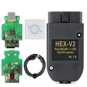 Newest HEX V2 VC DS VAG COM23.3 22.10 21.9 5054 6154 ATMEGA162 FT232 FOR VW AUDI Skoda Seat