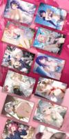 Boîte de présentation de cartes en acrylique pour figurines, haute transparence, paillettes argentées, laser, sable liquide multicolore, pour cartes de collection